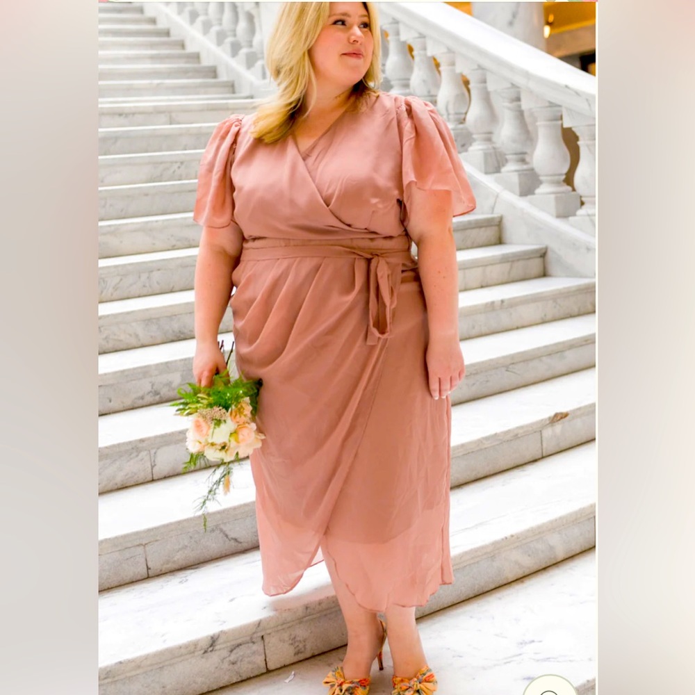 Ivy City Lillie Dress Dusty Rose.